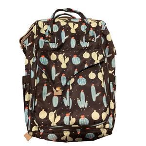 Cactus Backpack Computer Bag Excellent Condition College Black Green